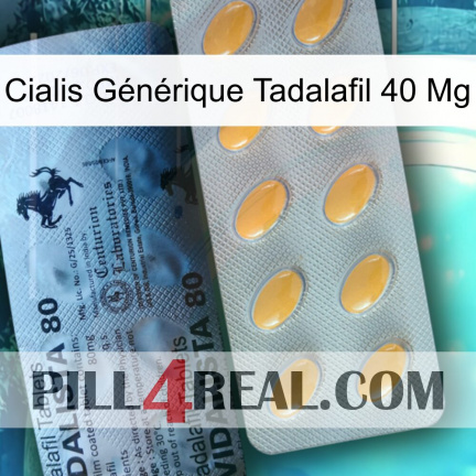 Cialis Générique Tadalafil 40 Mg 44